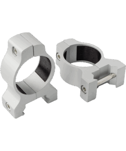 1" Weaver-Style Silver Matte Rings (Low)